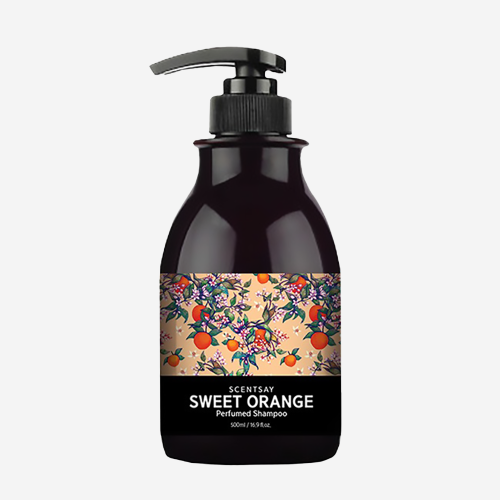 sweet orange perfumed hair shampoo