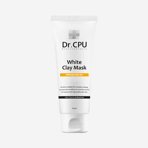 white clay mask